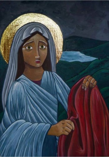 'Daughter of Faith' painted icon by Hilary Willett